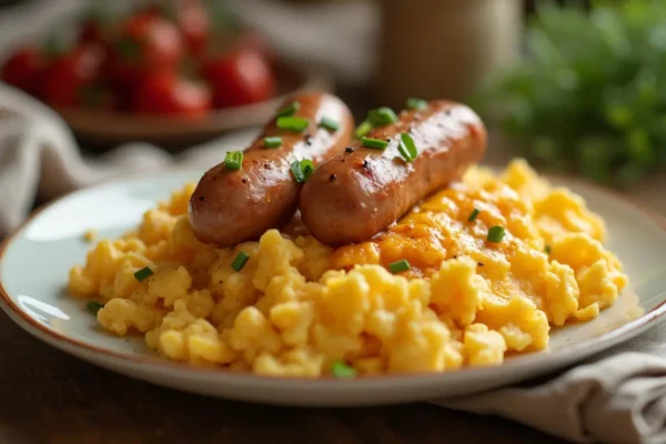Homemade Egg Sausage and Cheese Breakfast Recipe