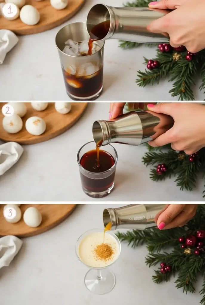 eggnog espresso martini