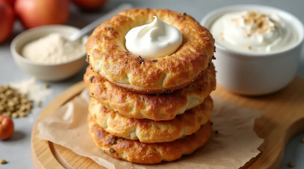 protein bagels with greek yogurt