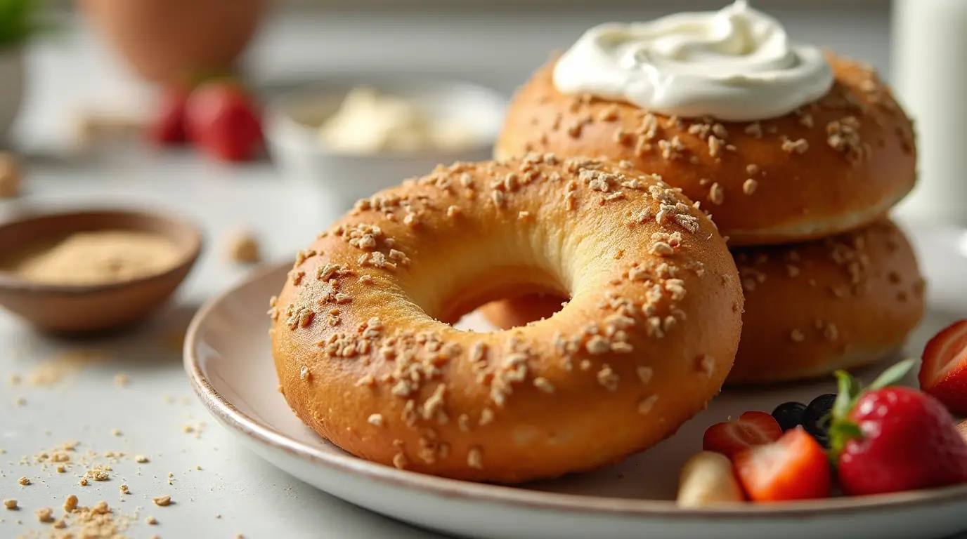 protein bagels with greek yogurt