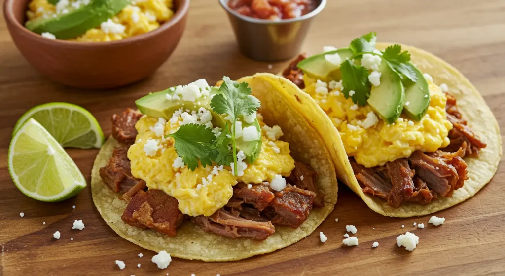Carnitas Breakfast Tacos
