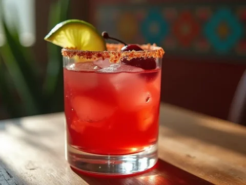 The Best Sour Cherry Mezcal Margarita Recipe You’ll Love