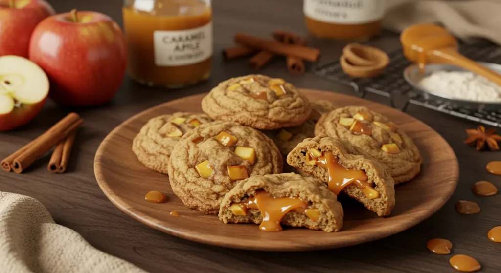 caramel apple cookie