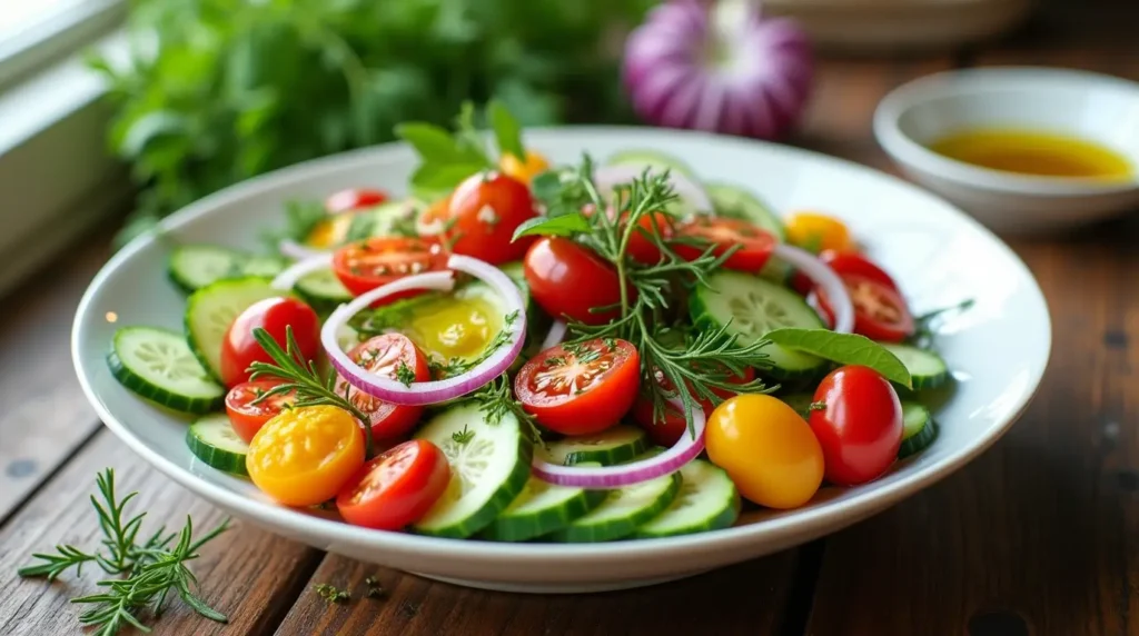 cucumber salad with tomatoes