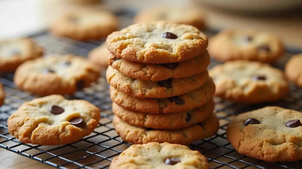 einkorn cookies with melted butter