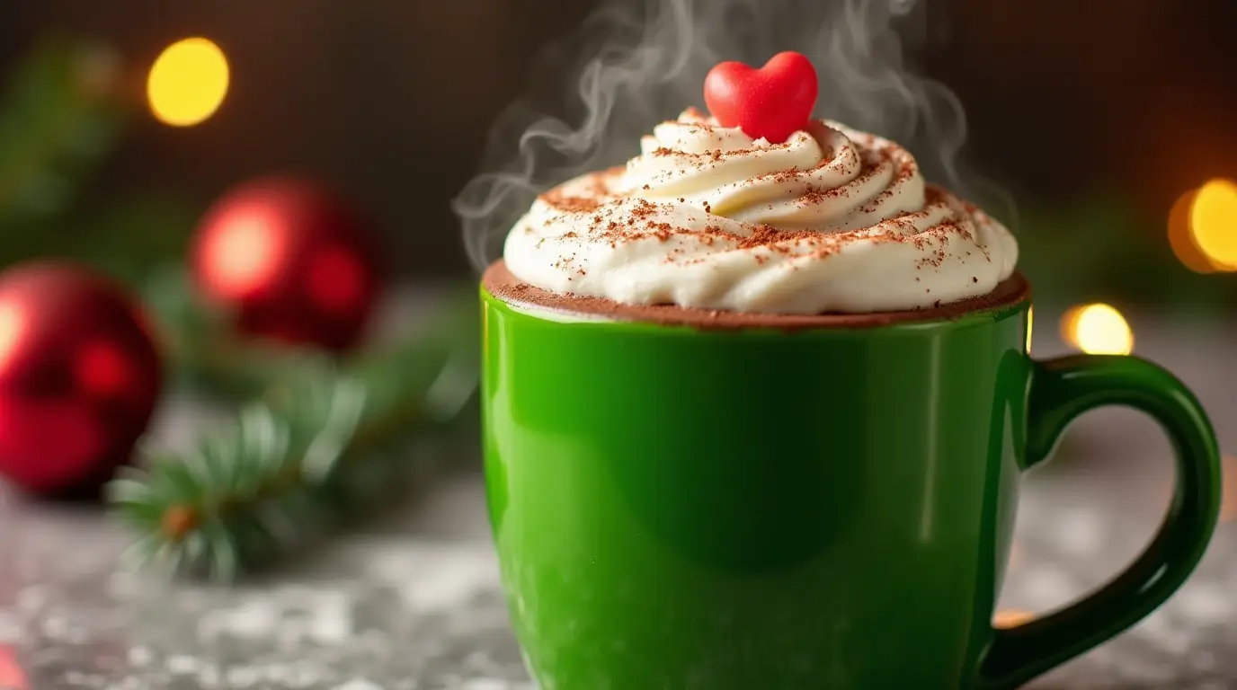 grinch hot chocolate recipe
