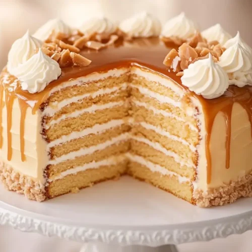 Caramel Cloud Cake Recipe