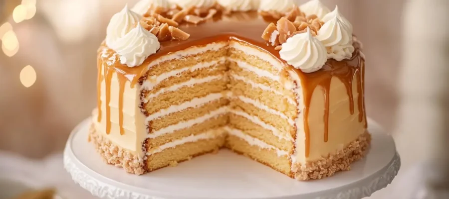 The Best Caramel Cloud Cake Recipe