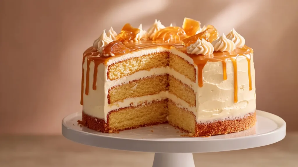 Caramel Cloud Cake Recipe