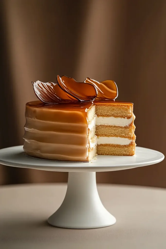 Caramel Cloud Cake Recipe