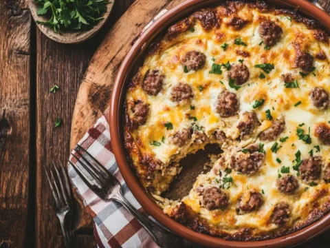 The Best Easy Sausage And Egg Casserole Recipe