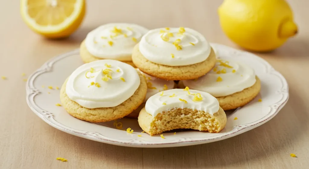 Zesty Lemon Frosted Cookies Recipe