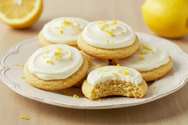 The Best Zesty Lemon Frosted Cookies Recipe