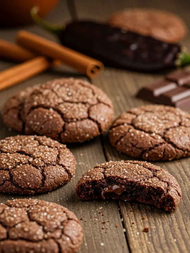 Mexican Hot Chocolate Cookies