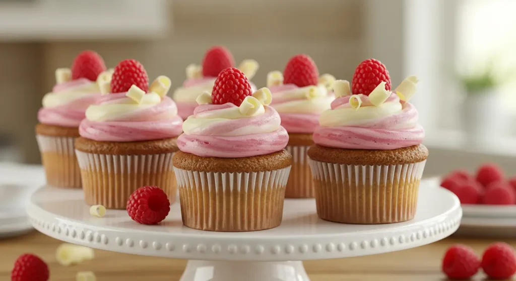 white chocolate raspberry cupcakes recipe