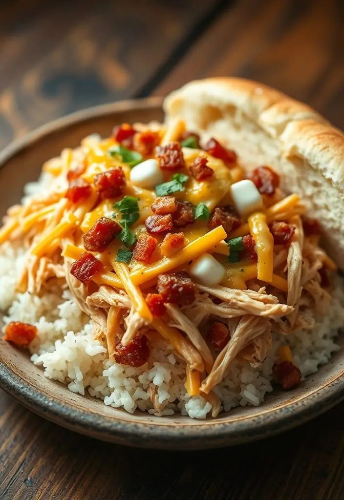 3. Crack Chicken (Slow Cooker Edition)
