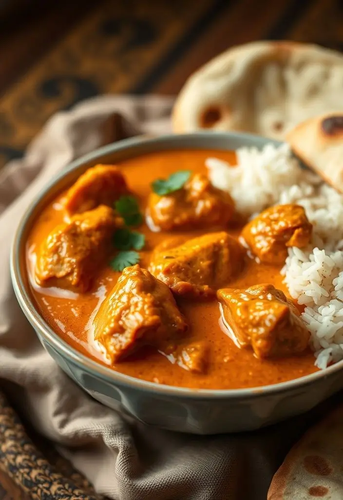 6. Butter Chicken (Murgh Makhani)