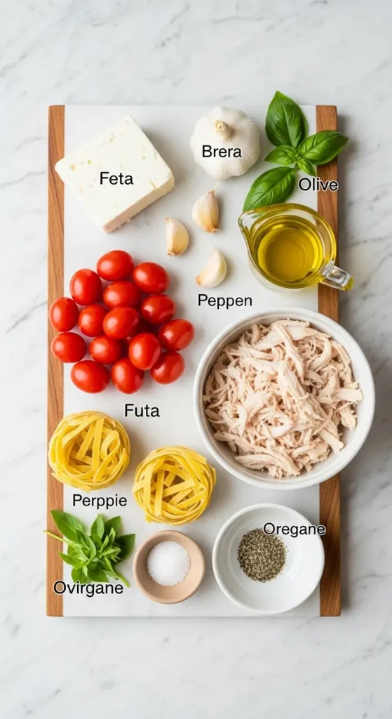 Baked Feta Pasta Chicken