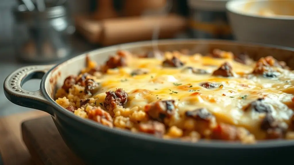 Cheeseburger Quinoa Skillet