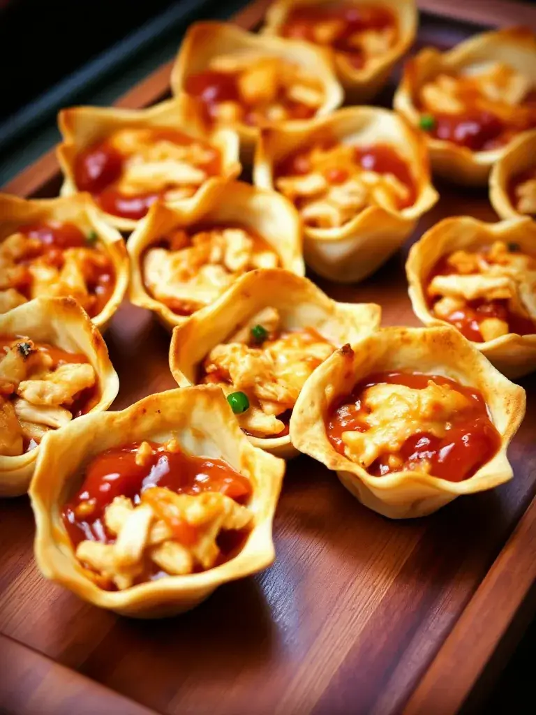 Chicken Recipes BBQ Chicken Pizza Cups