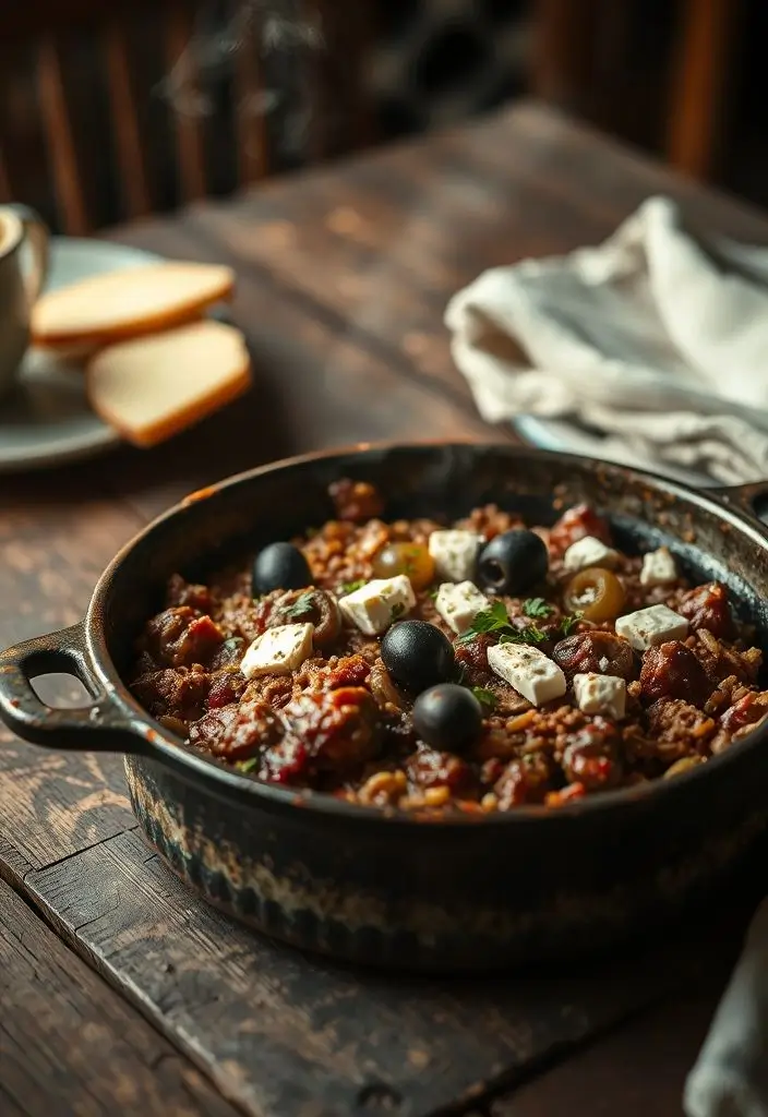 Greek Hamburger Skillet Recipe