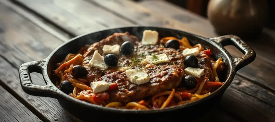 Easy Greek Hamburger Skillet Recipe