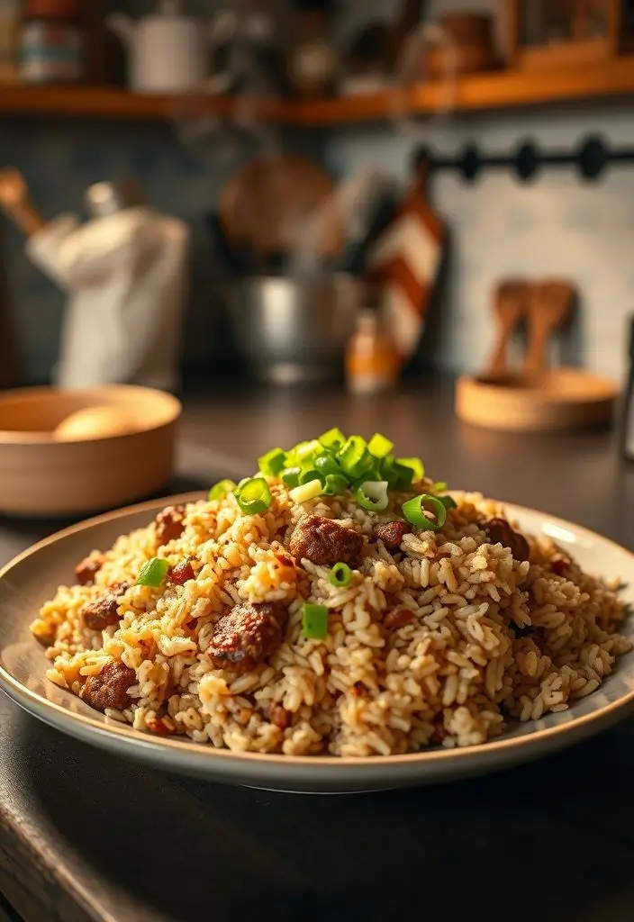 Hamburger Fried Rice Recipe