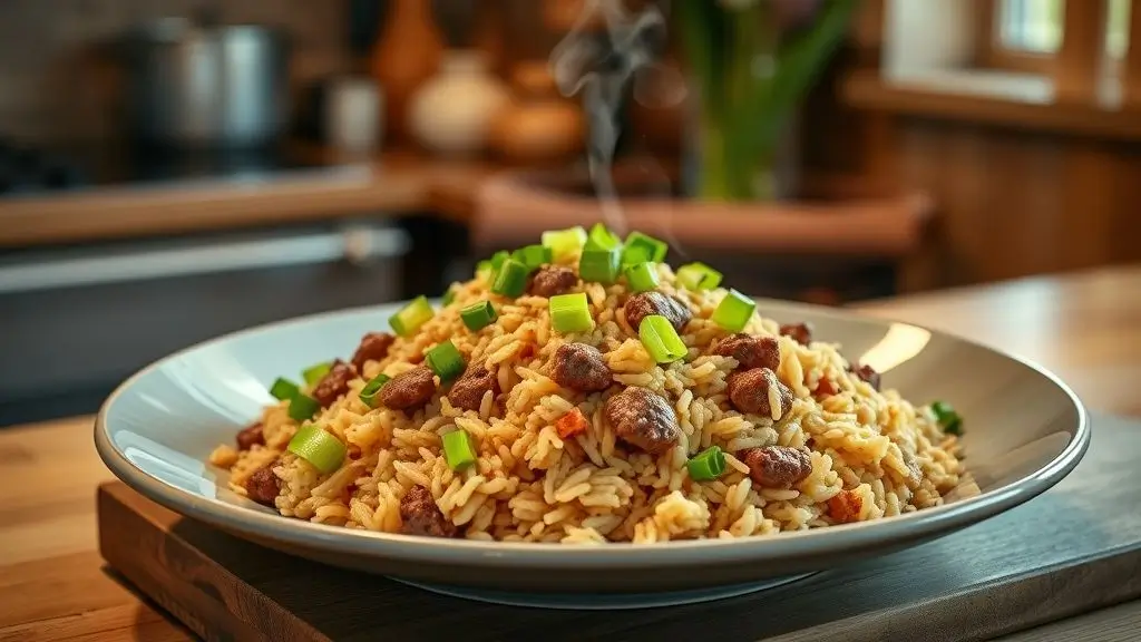 Hamburger Fried Rice Recipe