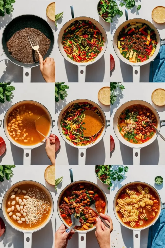 Hamburger Minestrone Recipe