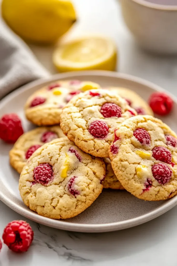 Lemon Raspberry Cookies Recipe