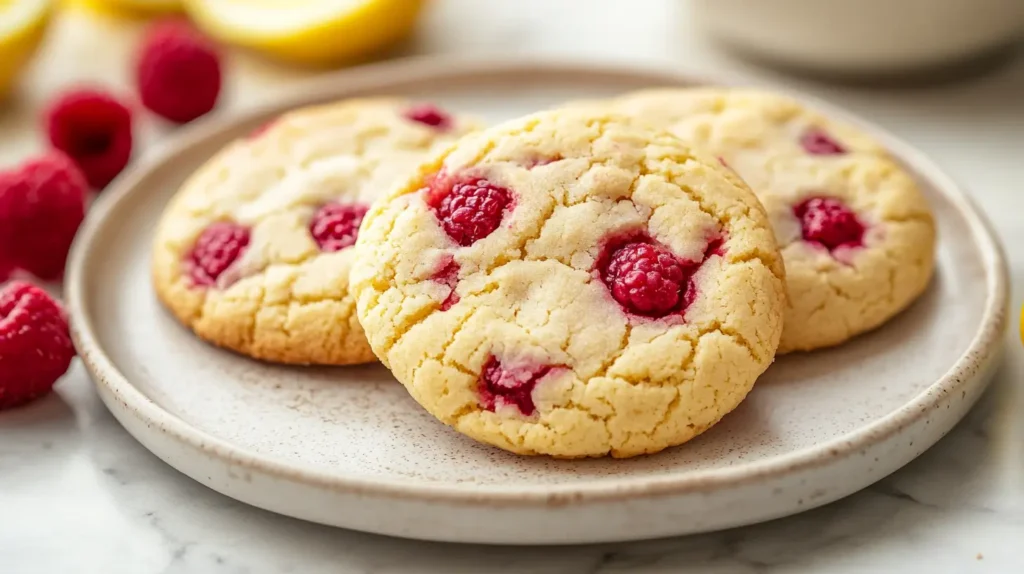 Lemon Raspberry Cookies Recipe