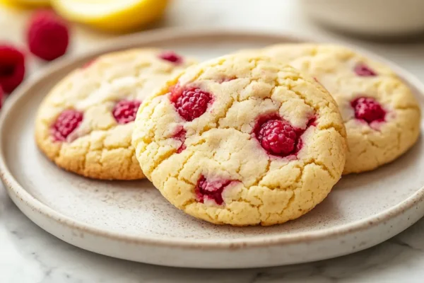 The Best Lemon Raspberry Cookies Recipe