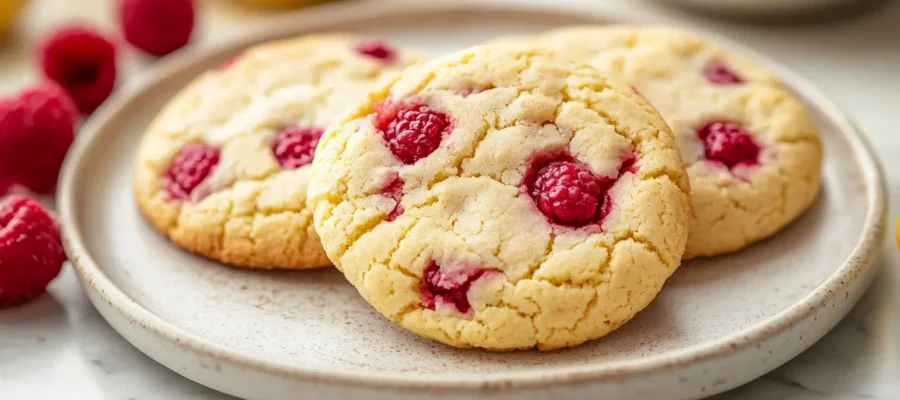 The Best Lemon Raspberry Cookies Recipe