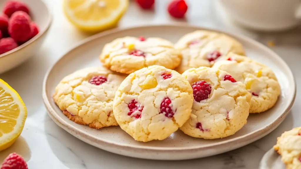 Lemon Raspberry Cookies Recipe