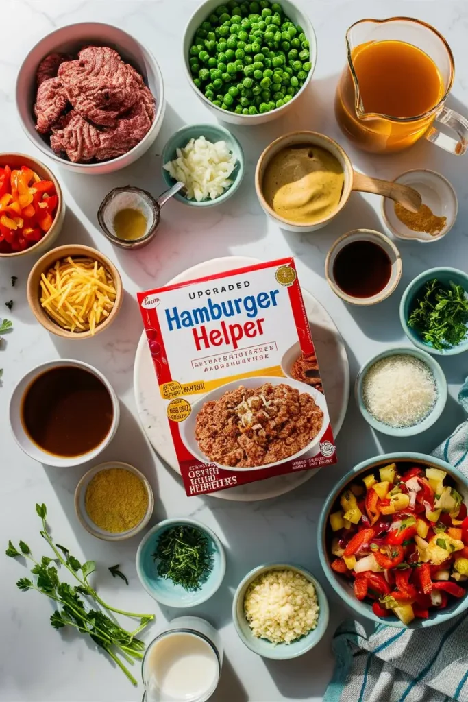 hamburger helper glow-up recipe
