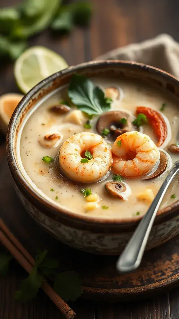 Low Calorie Dinner 11. Thai-Inspired Coconut Soup