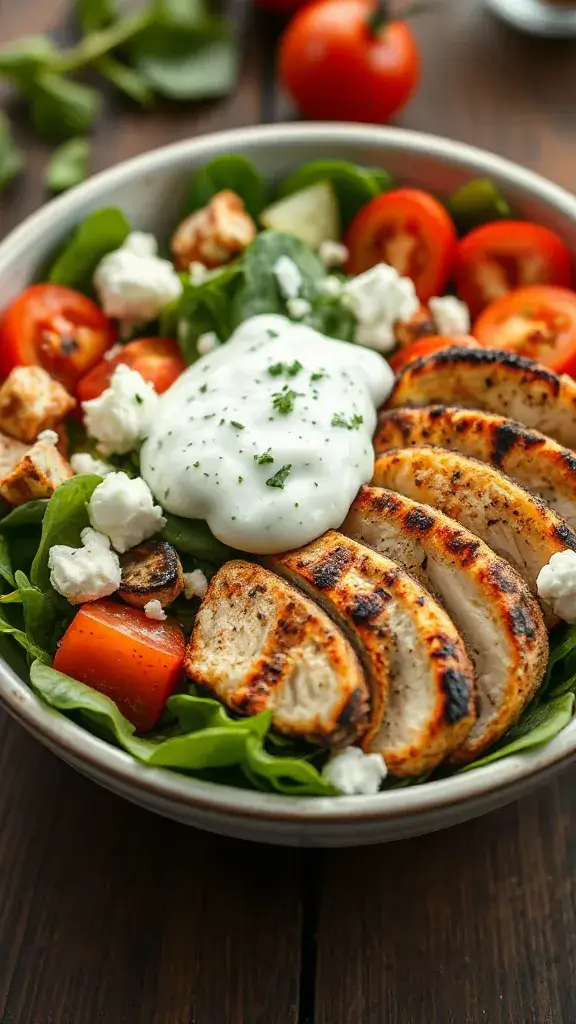 Low Calorie Dinner 13. Greek Power Bowl