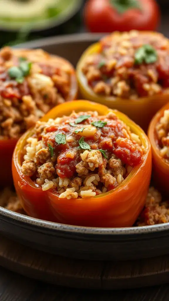 Low Calorie Dinner 15. Stuffed Bell Peppers
