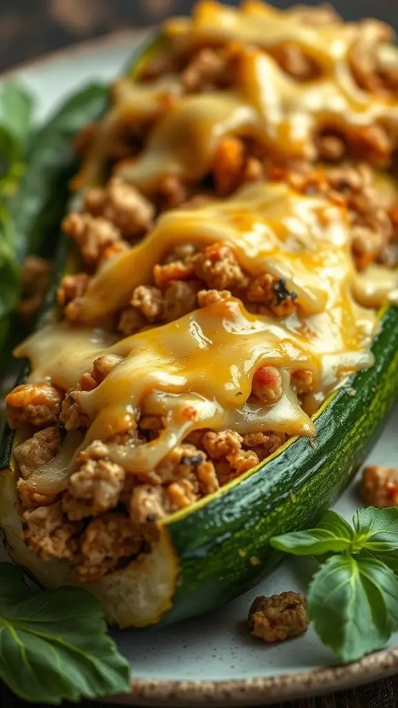 Low Calorie Dinner 16. Zucchini Boats