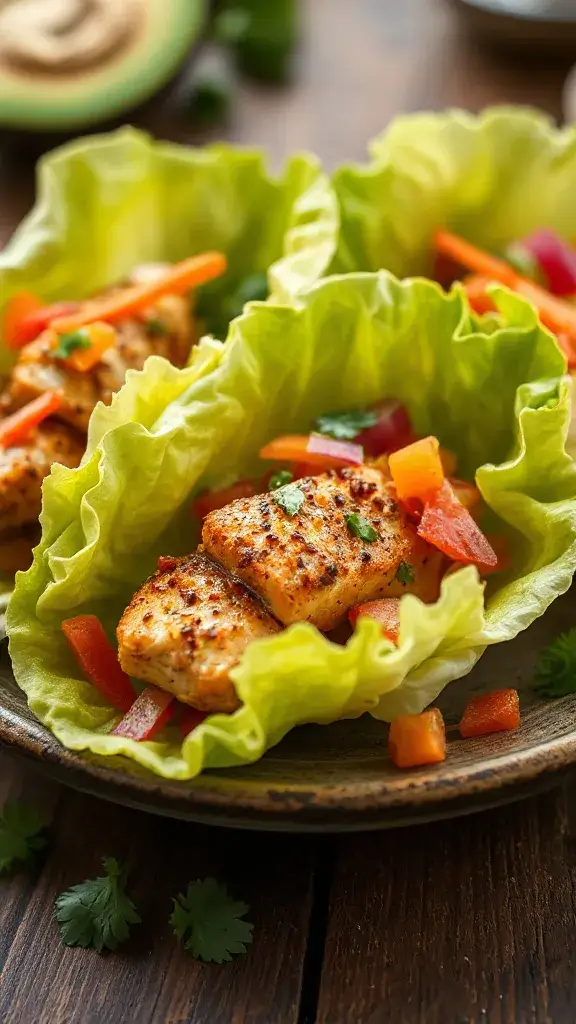 Low Calorie Dinner 19. Lettuce Wrap Tacos