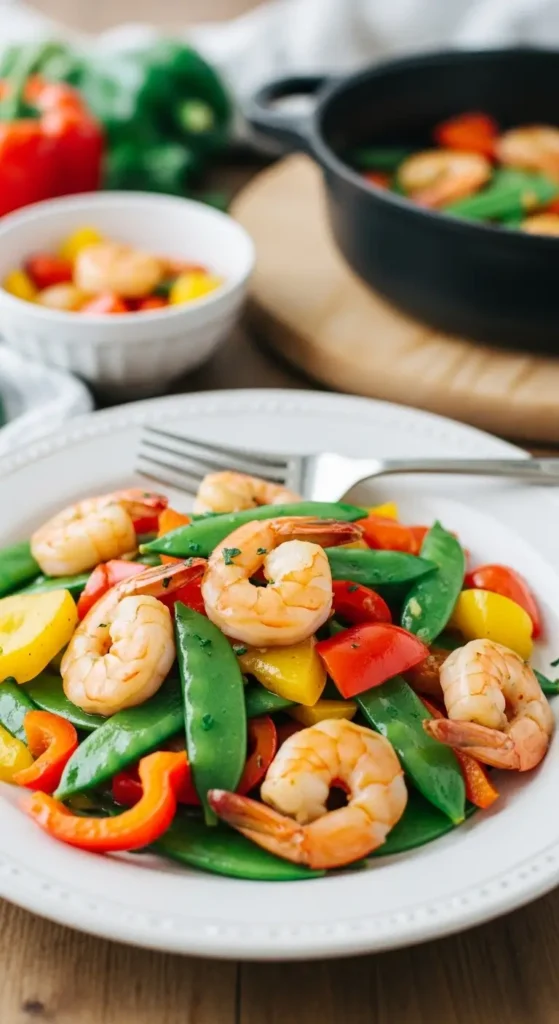 Low Calorie Dinner 2. Shrimp and Vegetable Stir-Fry