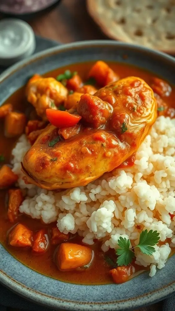 Low Calorie Dinner 21. Indian Chicken Curry