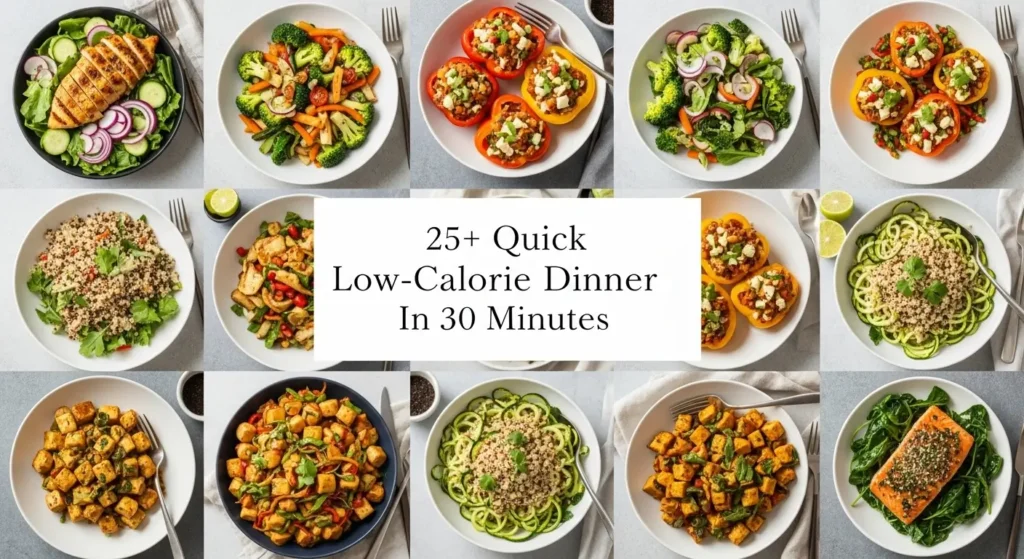 25+ Low Calorie Dinner In 30 Minutes or Less