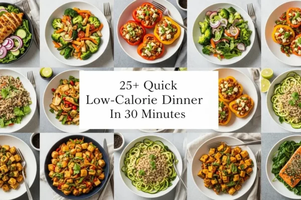 25+ Low Calorie Dinner In 30 Minutes or Less