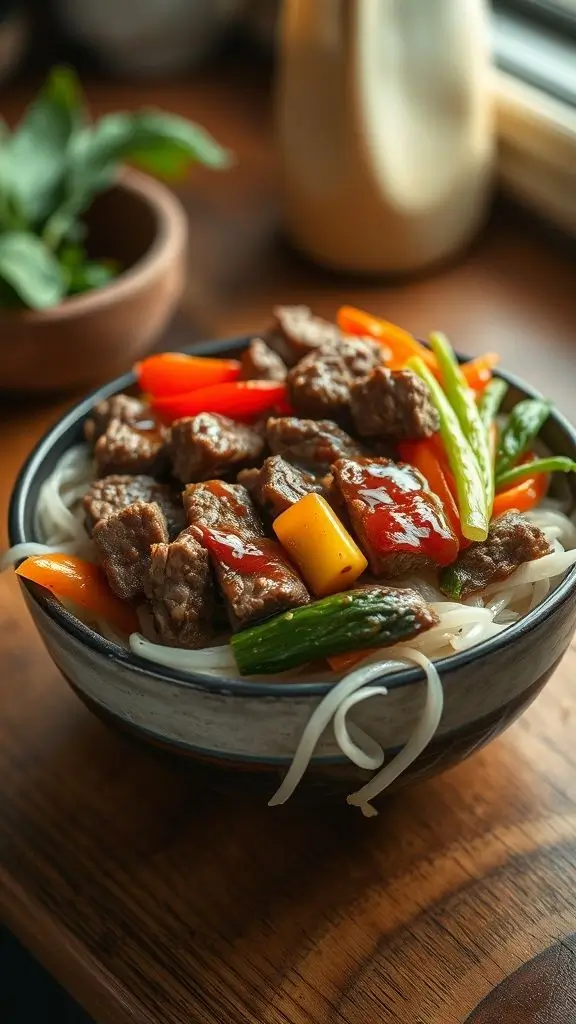 Low Calorie Dinner 25. Korean-Style Beef Bowl