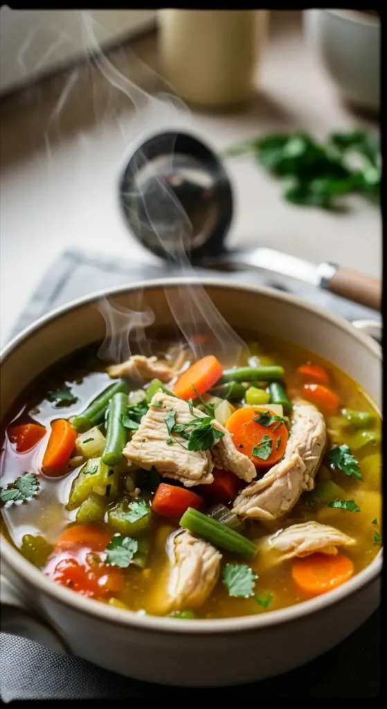 Low Calorie Dinner 9. Chicken Vegetable Soup