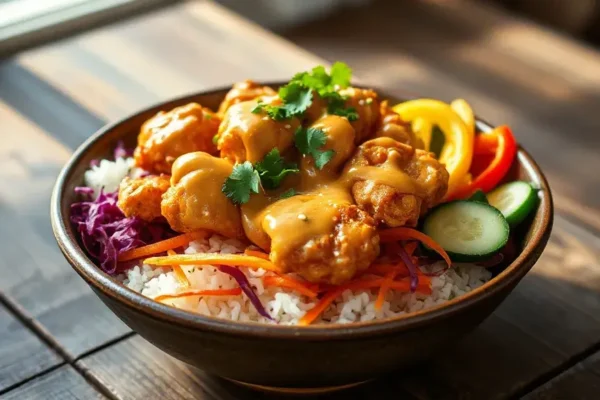 The Best Bang Bang Chicken Bowl Recipe