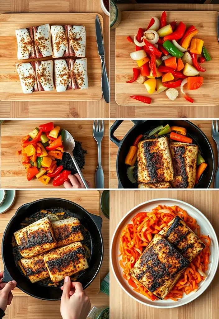 Cajun Fish with Peppers Recipe