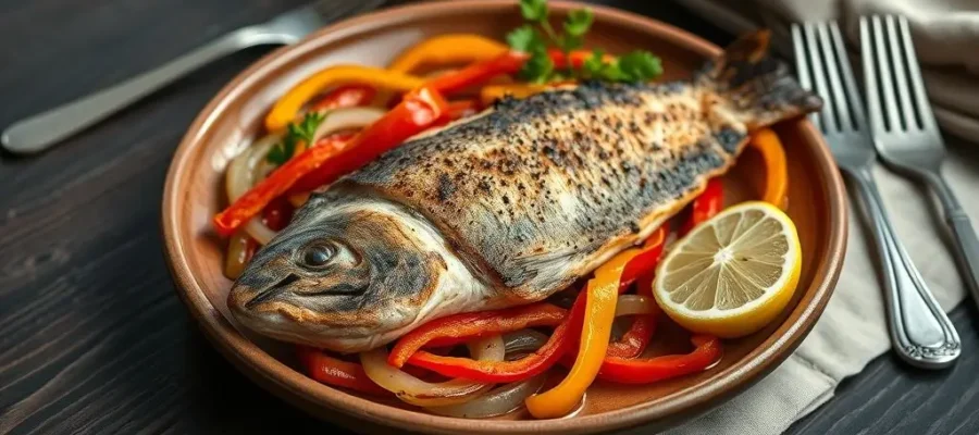 The Best Cajun Fish with Peppers Recipe