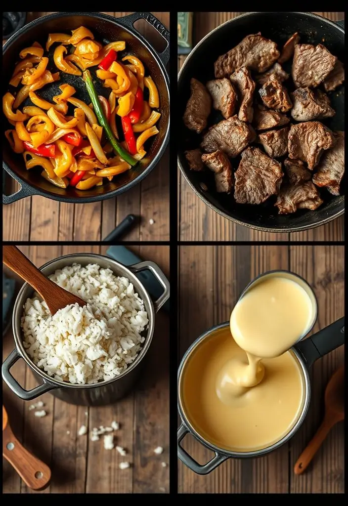 Cheese Steak & Rice